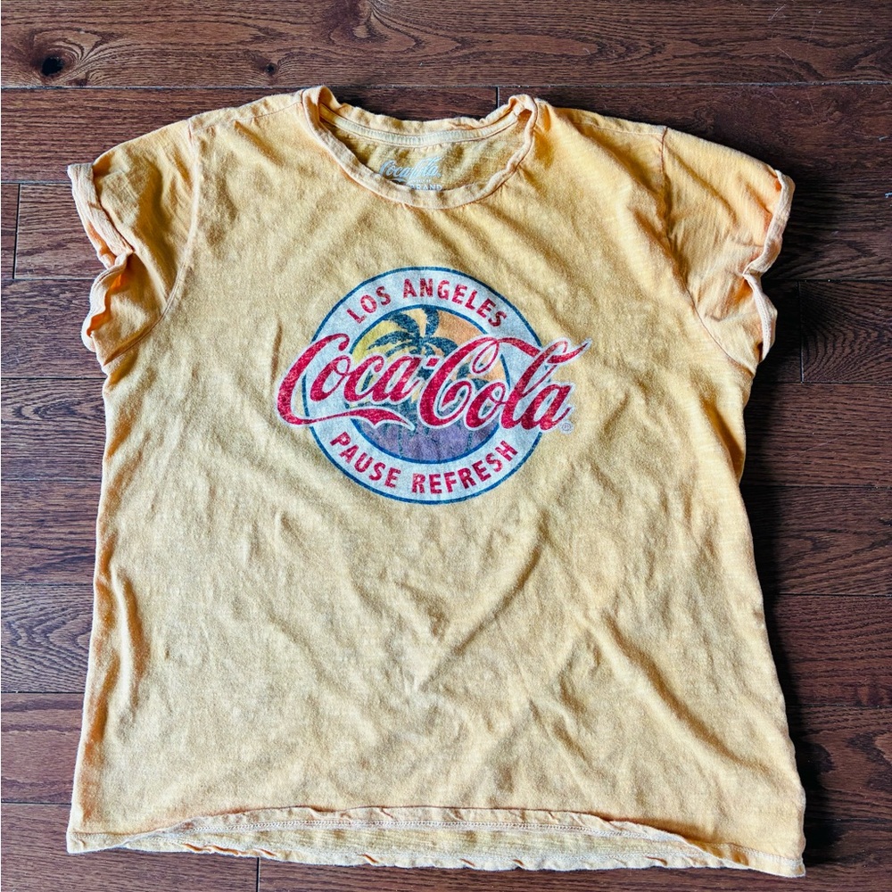 Lucky Brand Orange Coca-Cola Tee